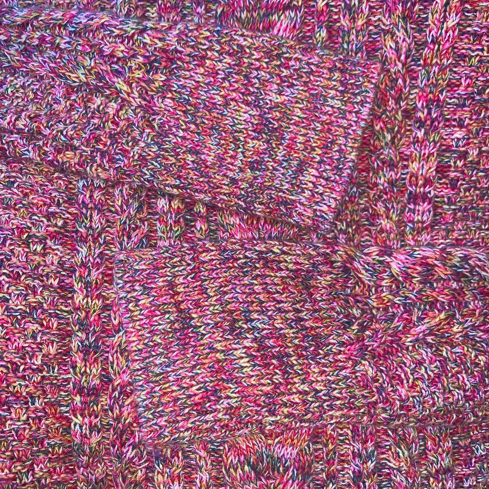 Gap Multi Colored Woven Knit Pullover Sweater - image 7